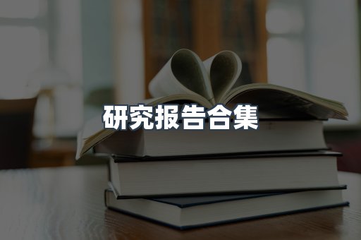 研究报告合集